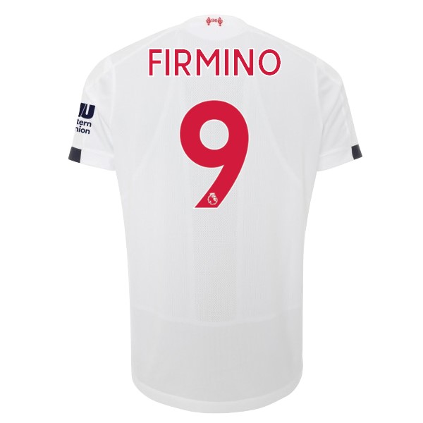 Maillot Football Liverpool NO.9 Firmino Exterieur 2019-20 Blanc